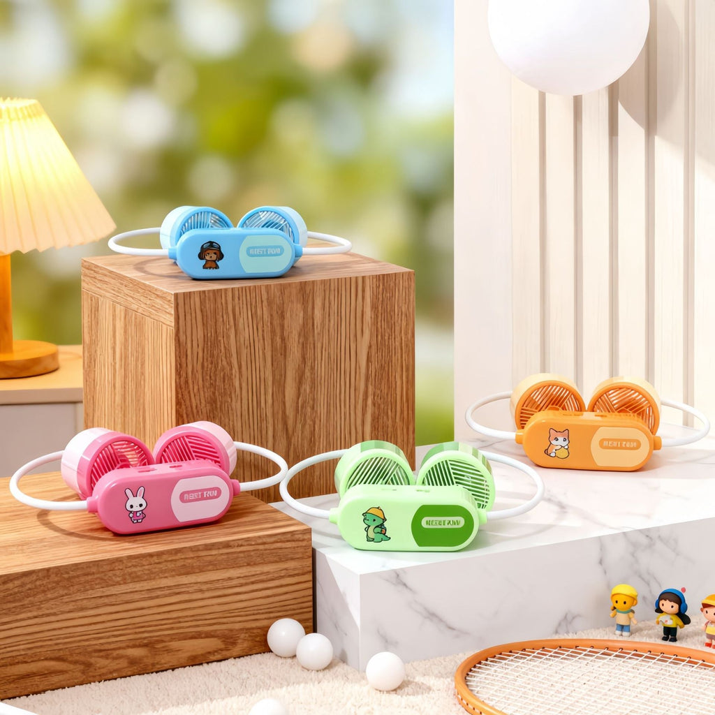 Siopsrl | Women Portable Neck Fan with Flexible Design and USB Connection Siopsrl