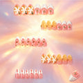 Siopsrl | Artistic Press-On Nail Set with Unique Summer Designs Siopsrl