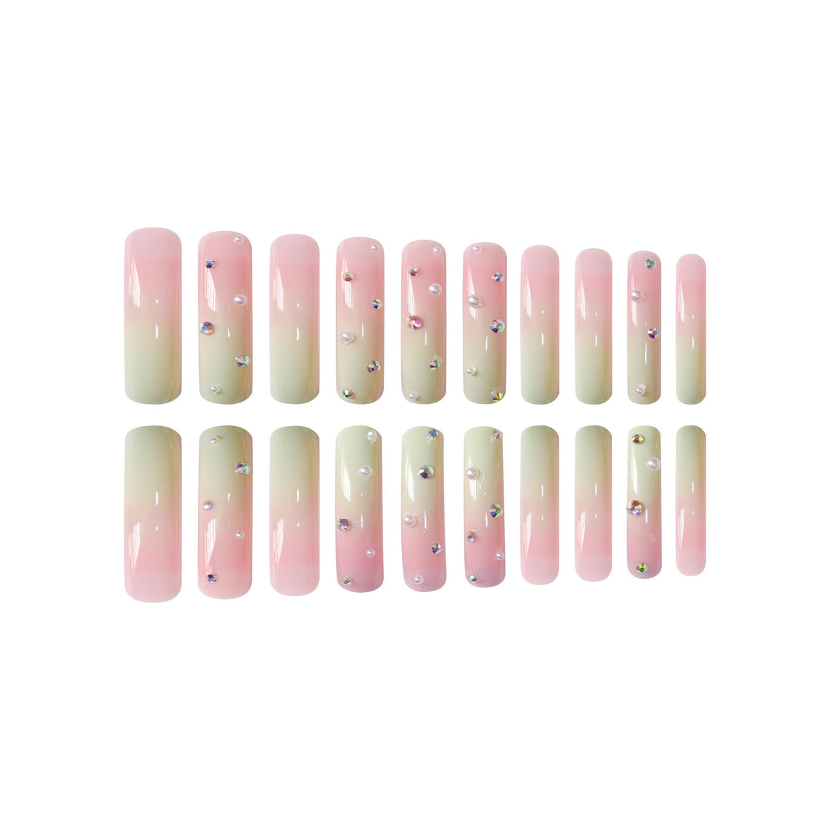 Siopsrl | Decorative 3D Crystal-Embellished Nail Art Extensions Siopsrl