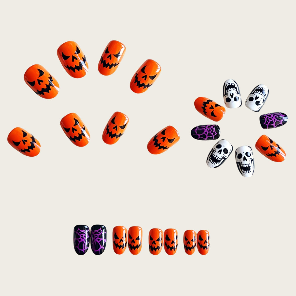 Halloween Artificial Nail Set Siopsrl