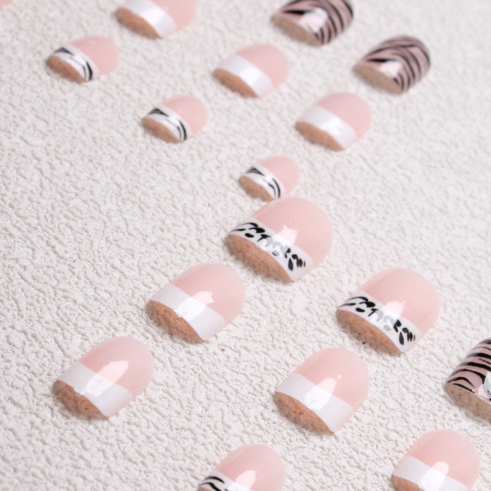 Siopsrl | Stylish Animal Print Press-On Nails Siopsrl