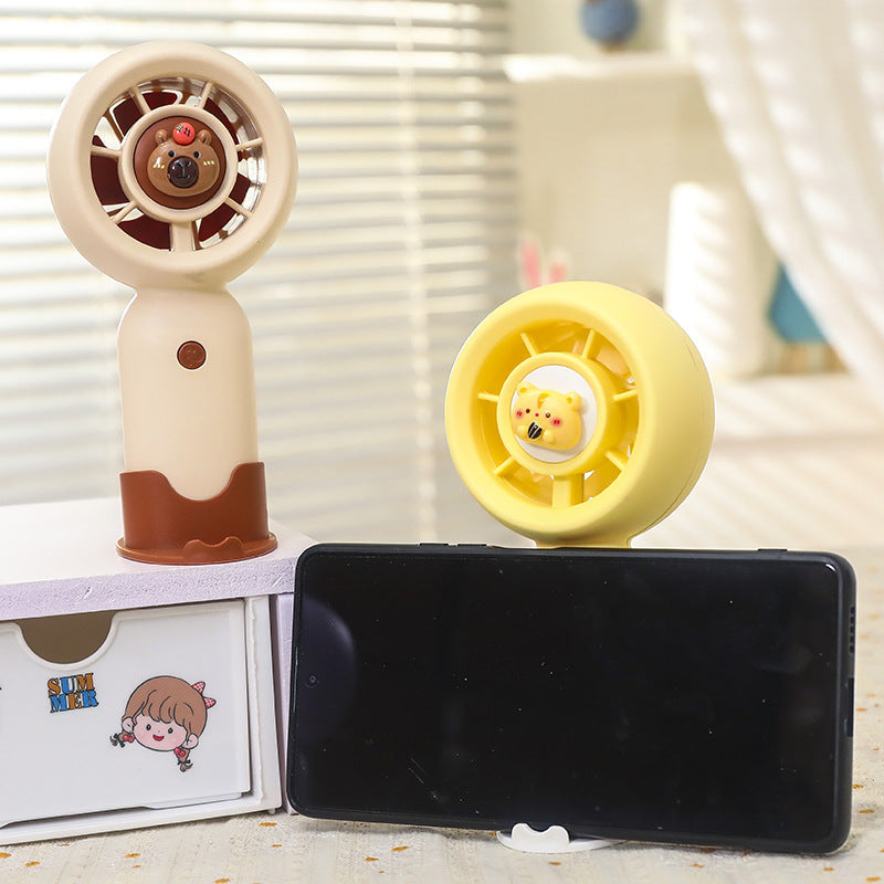 Siopsrl | Women Portable Hand Fan with Cute Bear Design Siopsrl