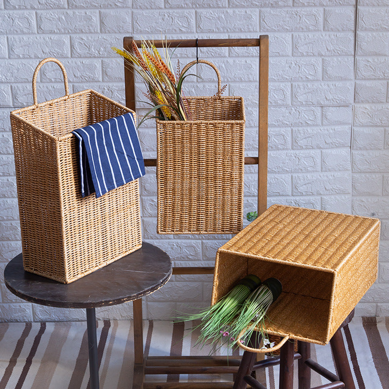Unisex storage basket with practical carrying handle Siopsrl