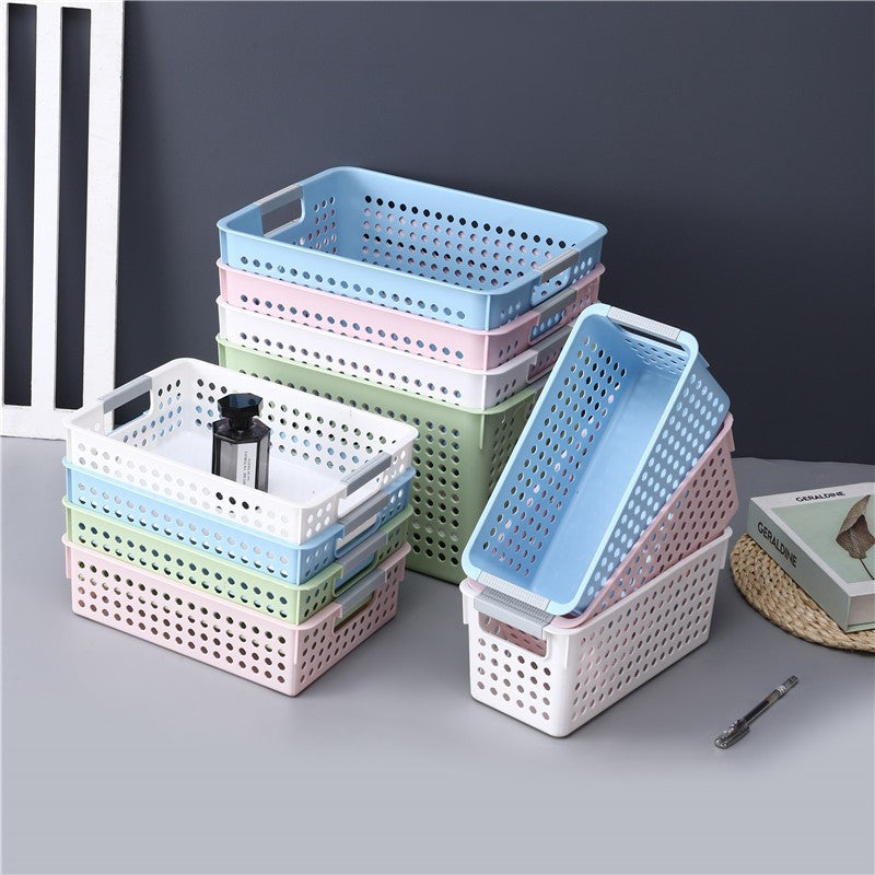 Versatile Storage Basket with Ergonomic Handles Siopsrl