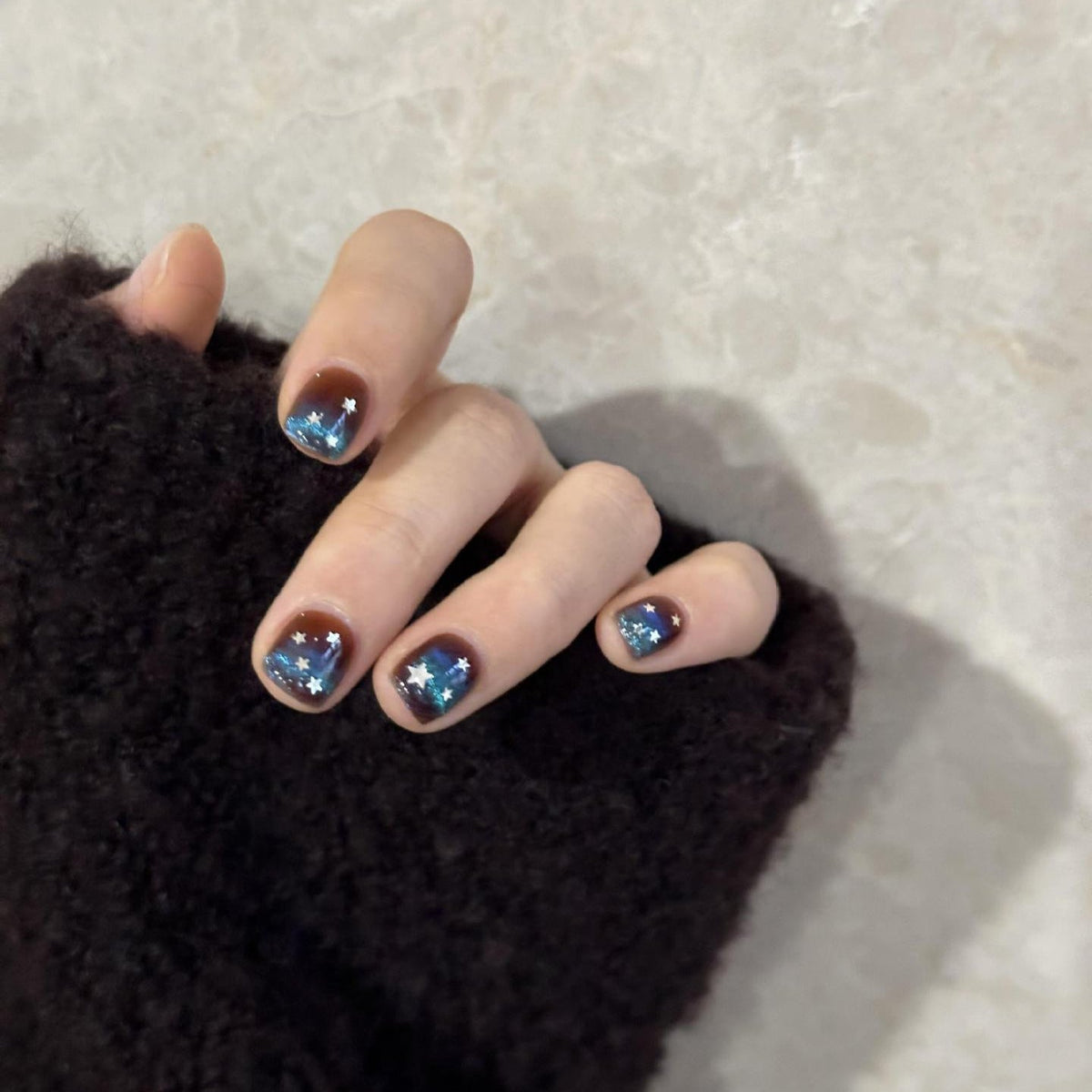 Siopsrl | Glamorous Art Nails with Sparkling Star Design Siopsrl