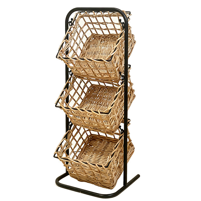 Modern storage basket with multiple shelves Siopsrl