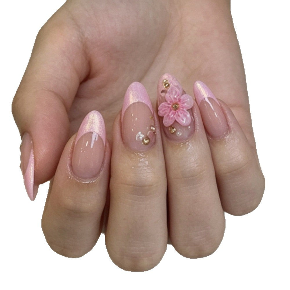 Siopsrl | Floral-Embellished Press-On Nail Art Set Siopsrl