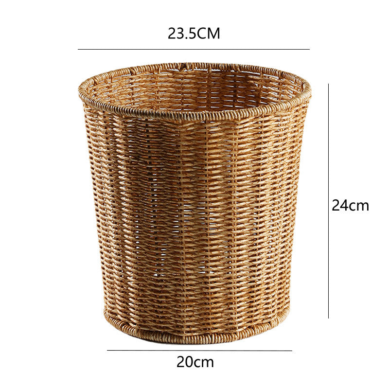 Eco-Friendly Wicker Waste Basket Siopsrl