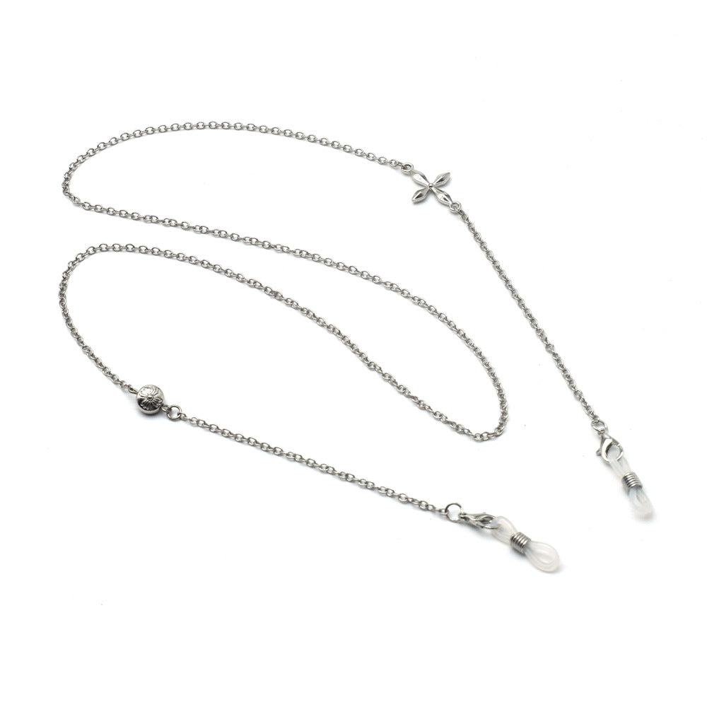 Siopsrl | Premium Silver Layered Eyewear Chain Siopsrl