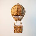 Handwoven storage basket in hot air balloon design Siopsrl