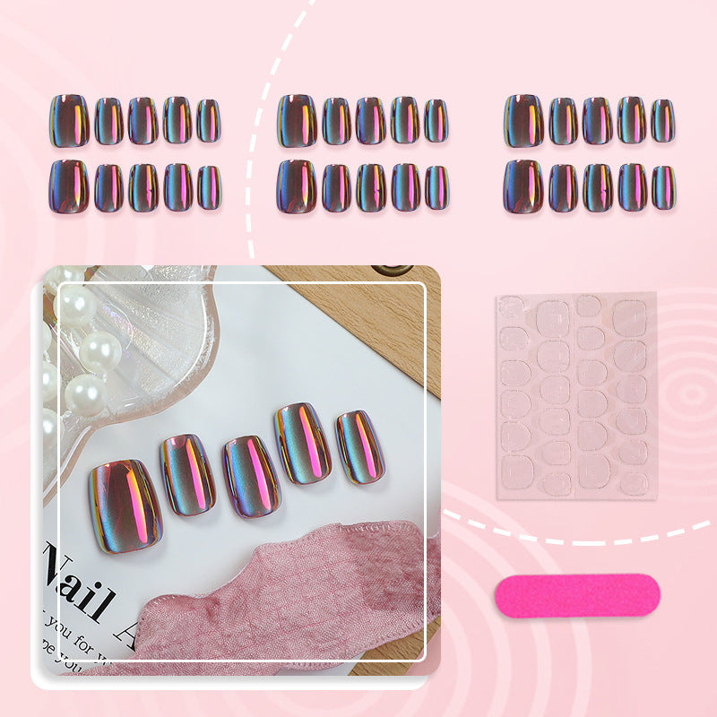 Siopsrl | Reflective Press-On Nail Set Siopsrl