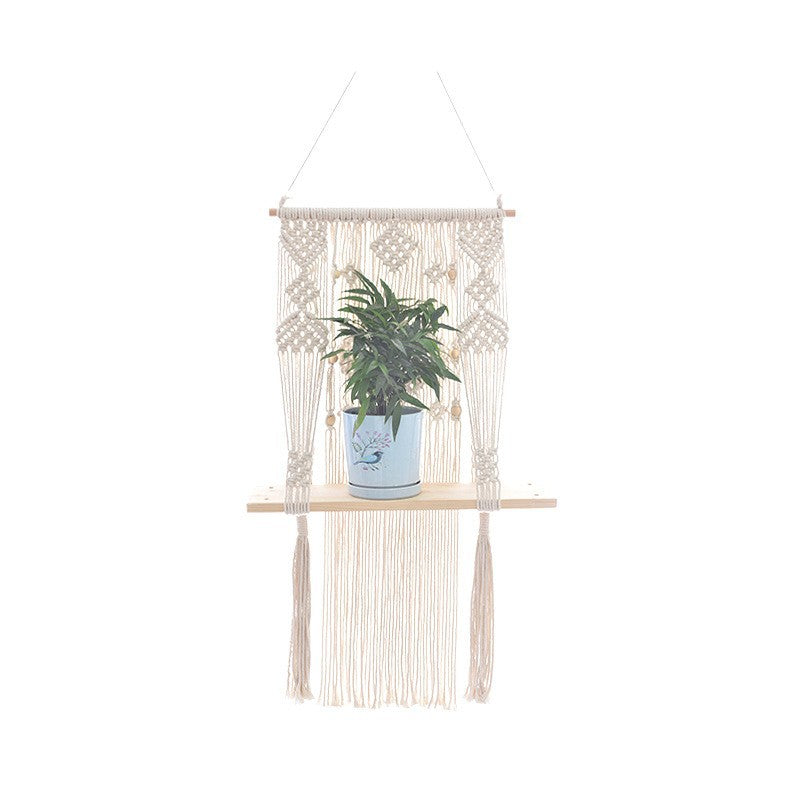 Macrame Plant Shelf Siopsrl