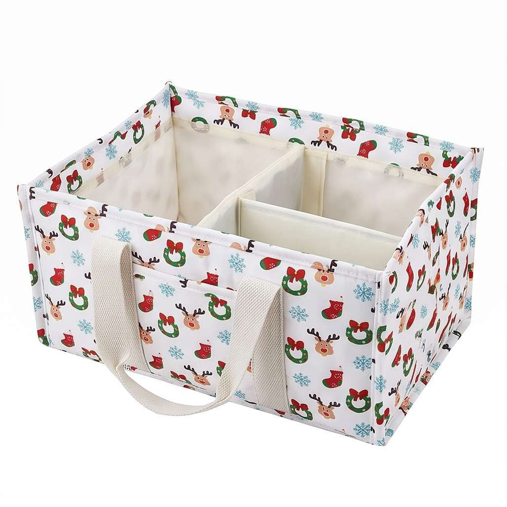 Versatile storage basket with compartments and charming animal motif Siopsrl
