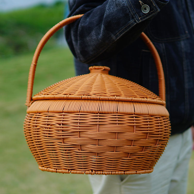 Multi-Tiered Woven Storage Basket Siopsrl