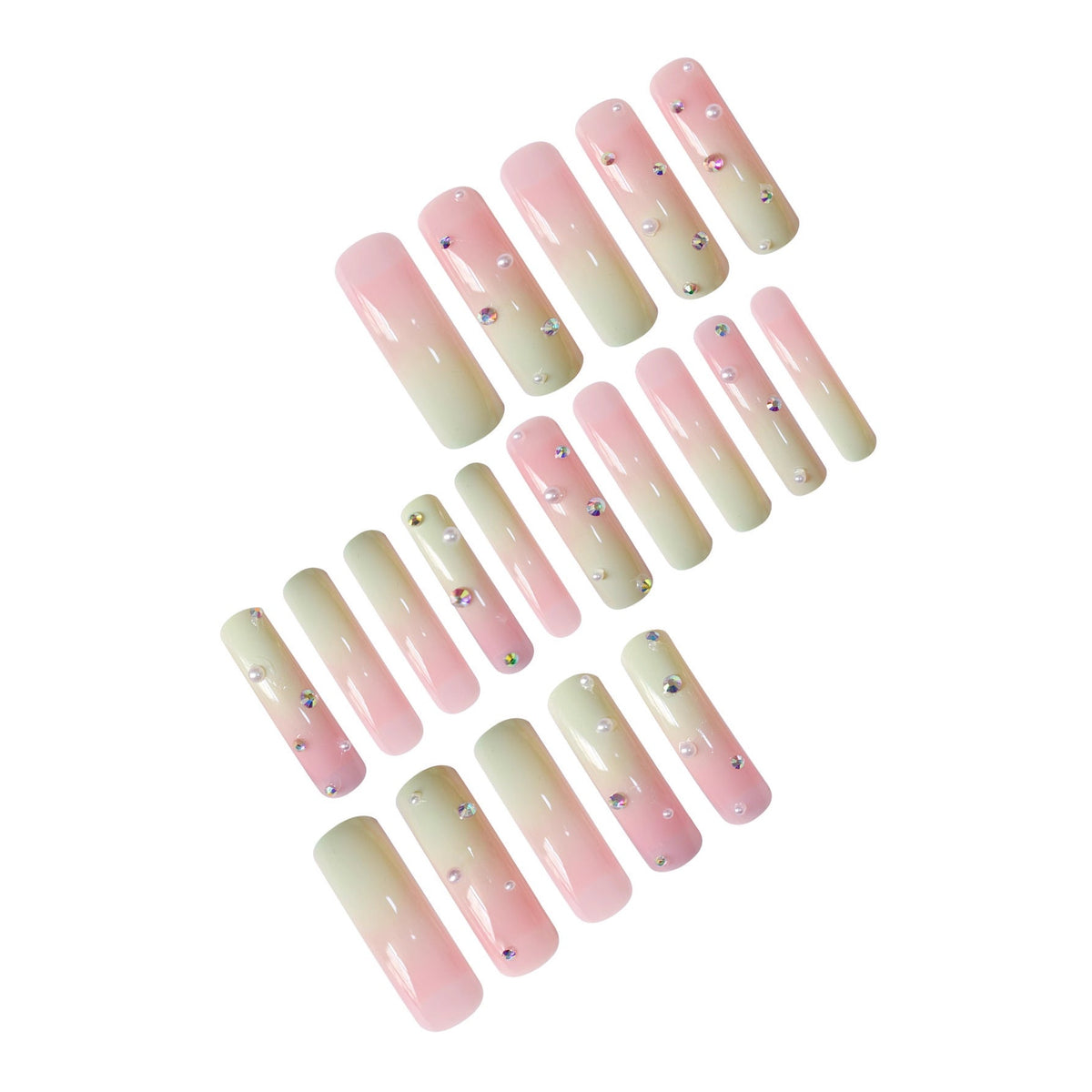 Siopsrl | Decorative 3D Crystal-Embellished Nail Art Extensions Siopsrl
