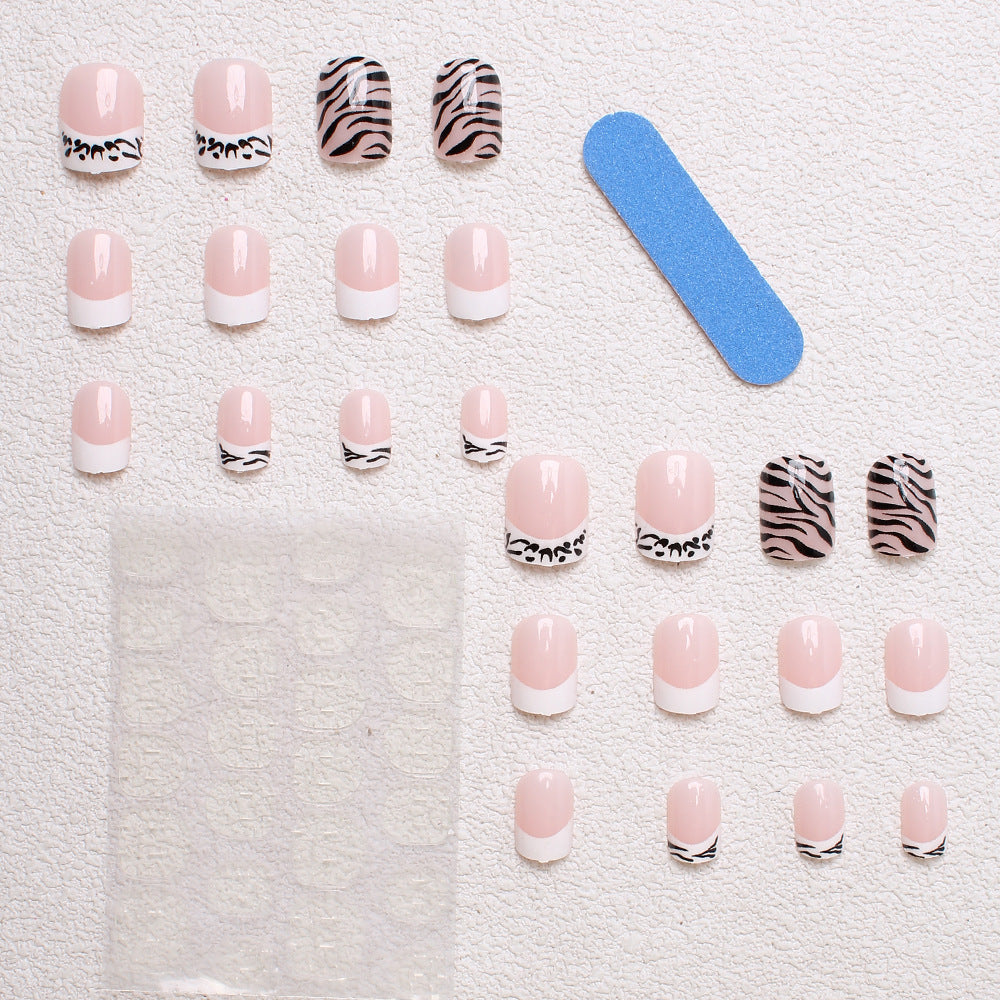 Siopsrl | Stylish Animal Print Press-On Nails Siopsrl