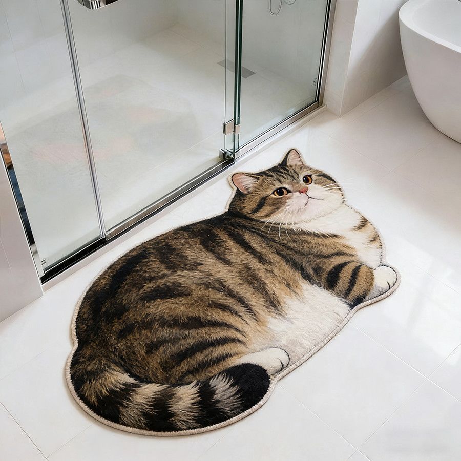 Siopsrl | Cat-Shaped Bath Mat Siopsrl