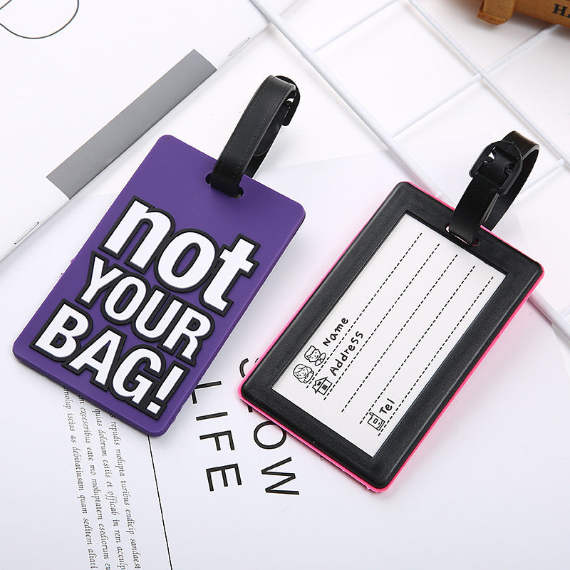 Siopsrl | Unisex Luggage Tag with Eye-catching Message Siopsrl
