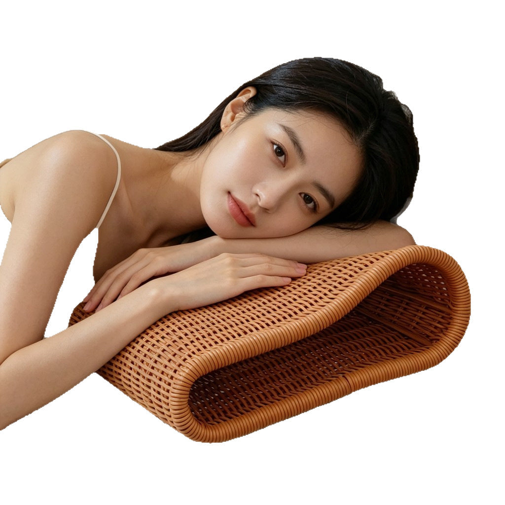 Curved Woven Storage Basket Siopsrl