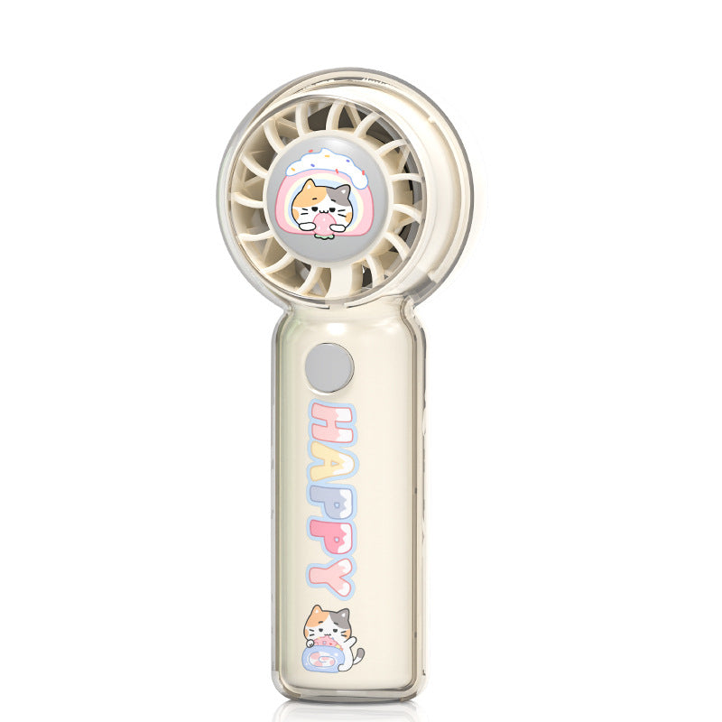 Siopsrl | Unisex portable mini fan with cute cat motif and quiet motor Siopsrl