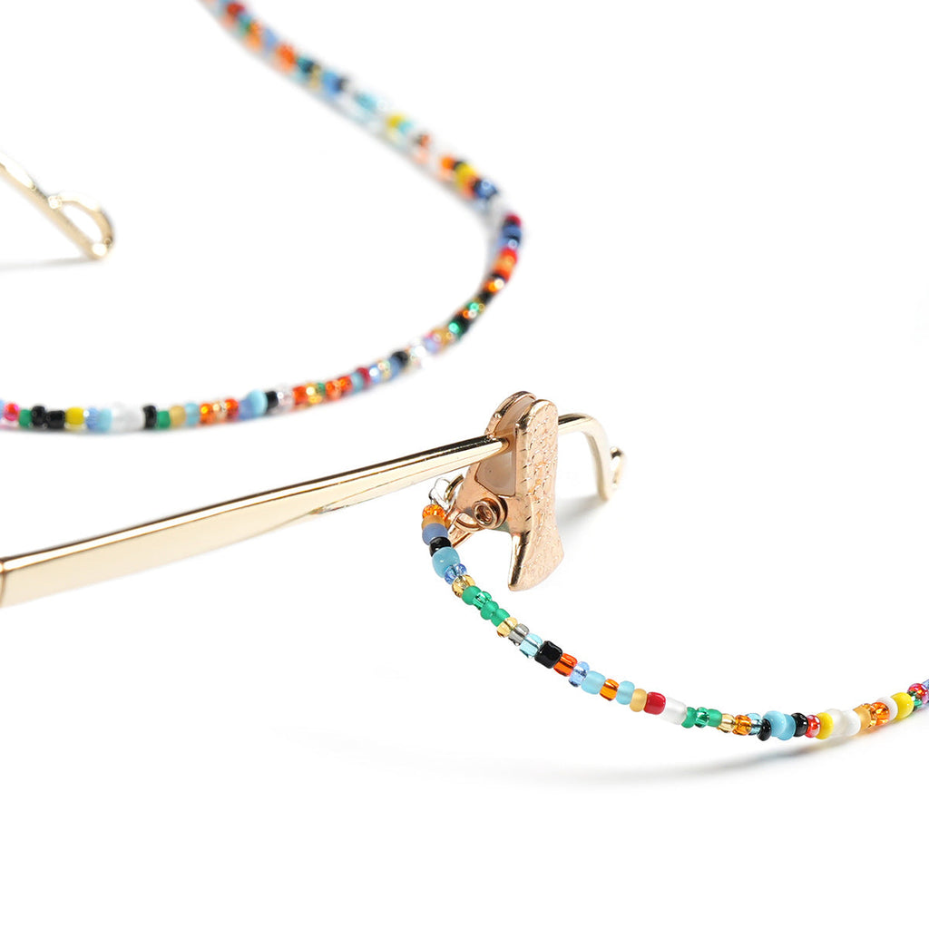 Siopsrl | Beaded Eyewear Chain with Secure Clasps Siopsrl