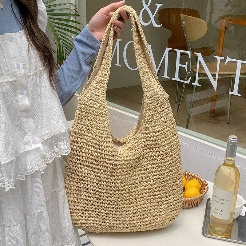 Siopsrl | Elegant and Versatile Beach Bag with Leather Handles Siopsrl