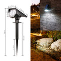 Adjustable Solar LED Landscape Spotlight Stake Siopsrl