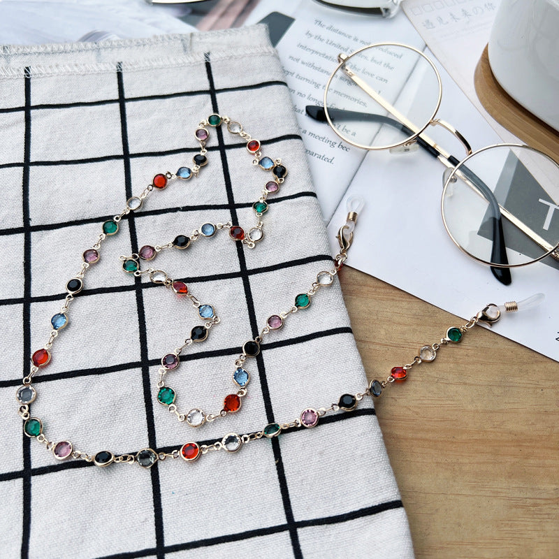 Siopsrl | Colorful Gemstone Eyewear Chain Siopsrl