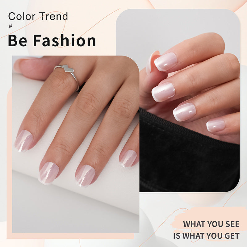 Siopsrl | High-quality artificial nails with elegant French tip design Siopsrl