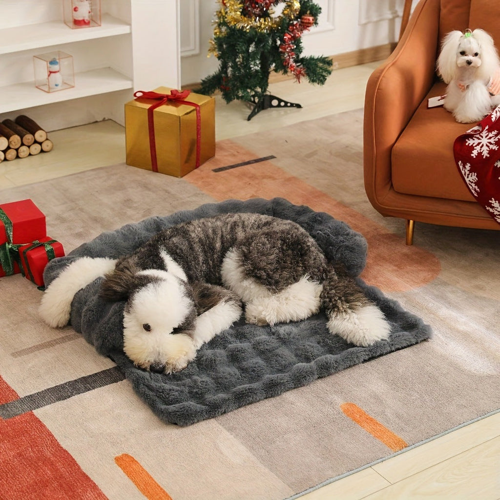 Siopsrl | Luxurious Fuzzy Pet Couch Throw Blanket Dog Bed