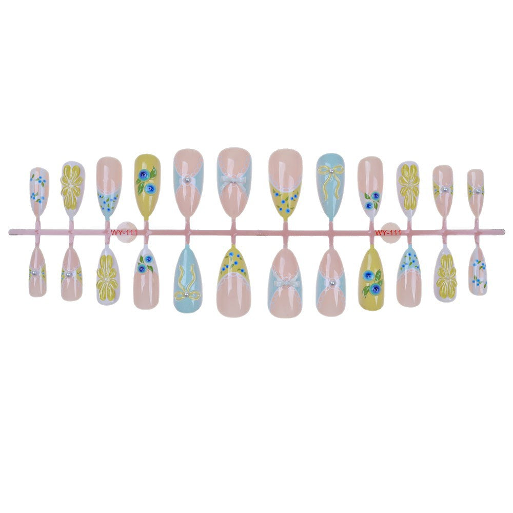 Siopsrl | Artistic Decorative Press-On Nail Set Siopsrl