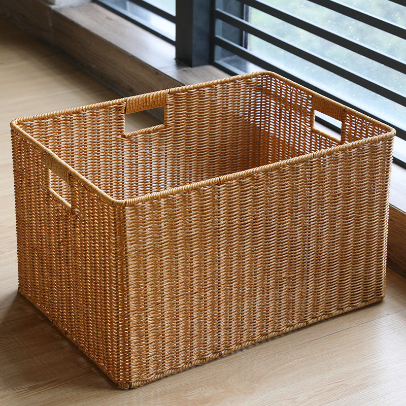 Siopsrl | Woven Storage Basket with Ergonomic Handles with Natural Fibers