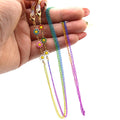 Siopsrl | Floral Patterned Eyewear Chain Siopsrl
