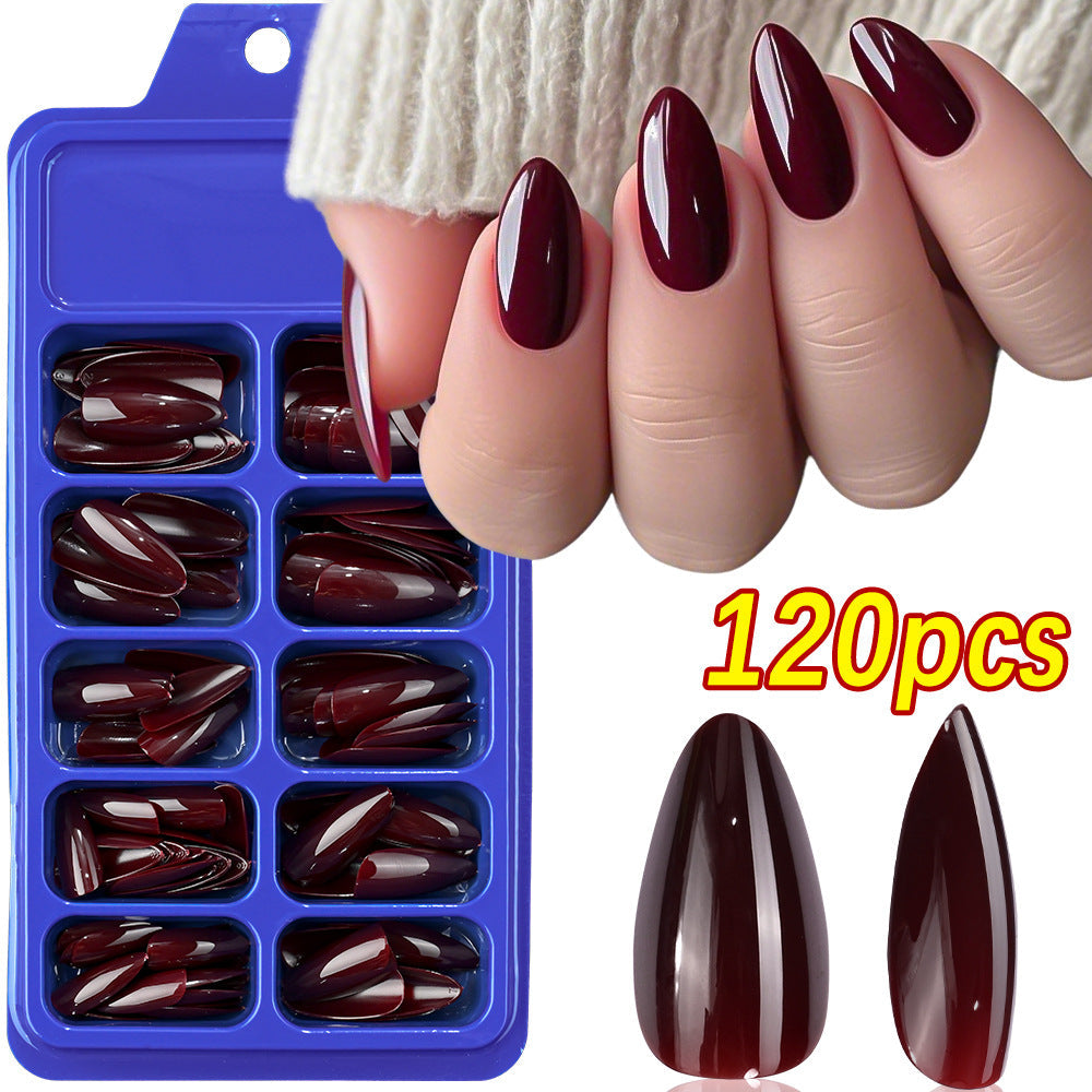 Siopsrl | Premium Almond-Shaped False Nail Set Siopsrl