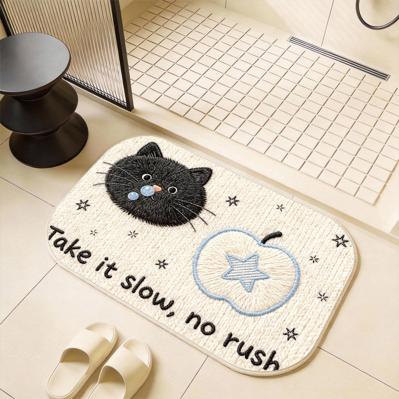 Siopsrl | Whimsical Cat-Themed Bath Mat Siopsrl