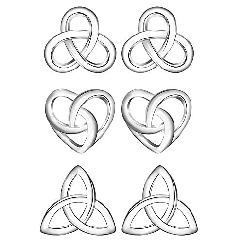Elegant Interlocking Knot Stud Earrings Siopsrl