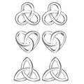 Elegant Interlocking Knot Stud Earrings Siopsrl