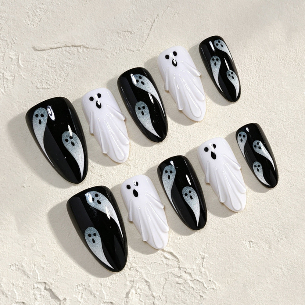 Halloween Ghost Nail Art Siopsrl
