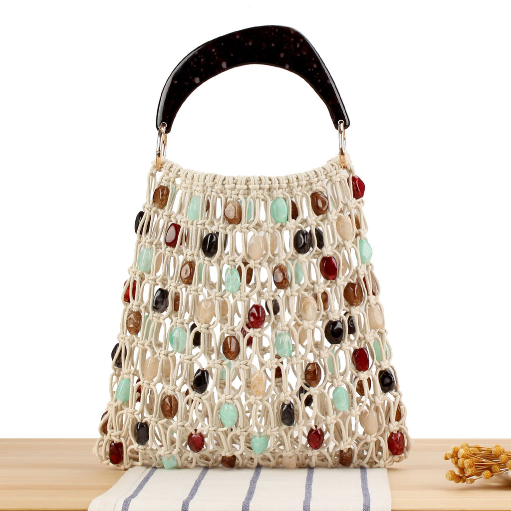 Siopsrl | Handbag with Colorful Decorative Element Siopsrl