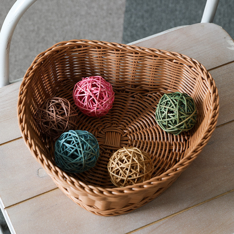 Unisex Heart-shaped Decoration Basket Siopsrl