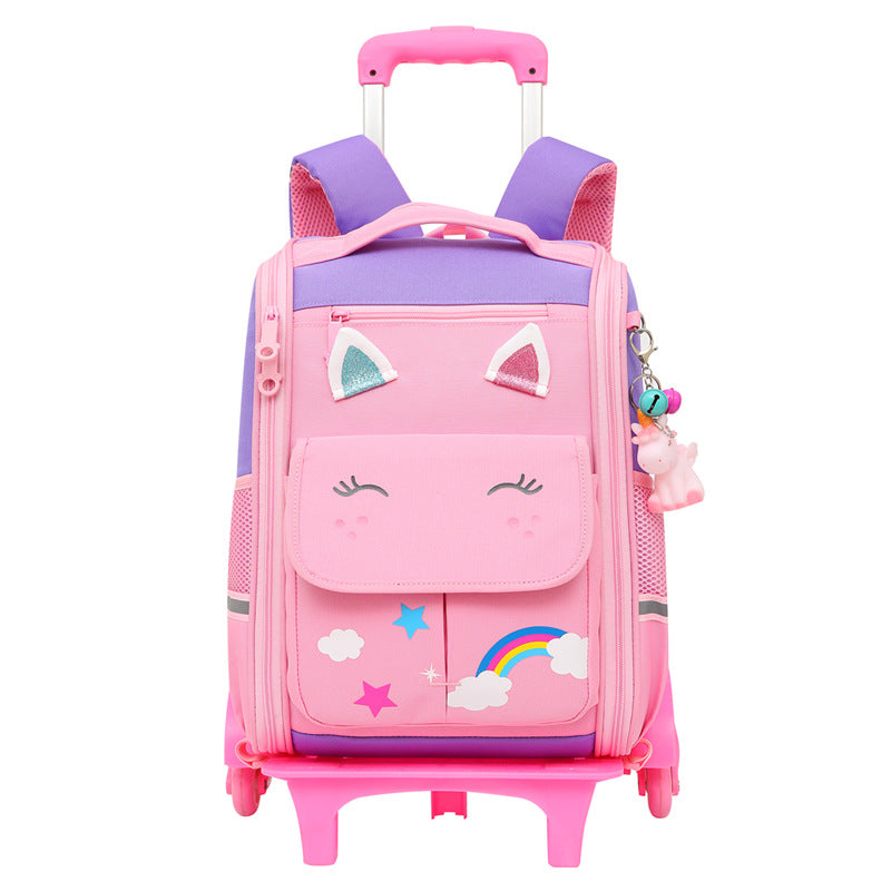 Siopsrl | Rollable school backpack with cute animal design Siopsrl