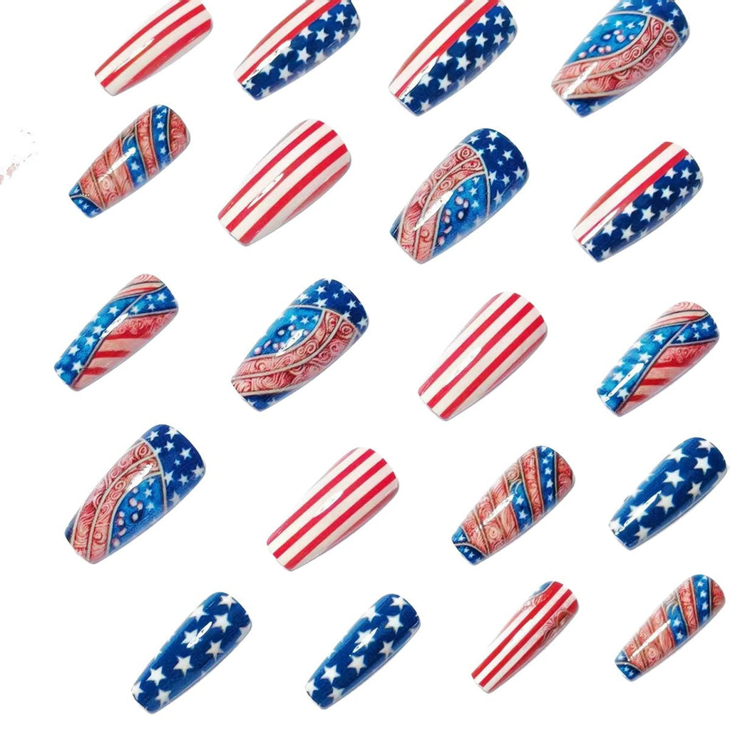Siopsrl | Nail art with creative patriot designs Siopsrl