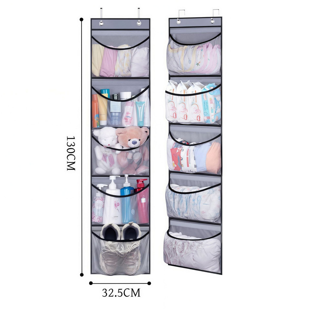 Vertical storage system made of net material Siopsrl