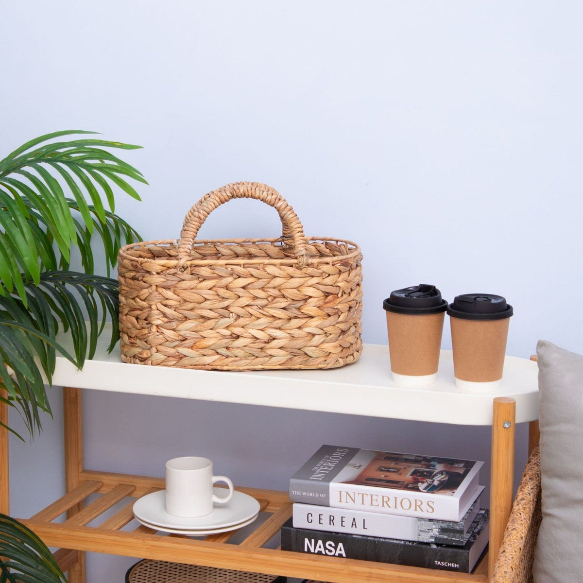 Handwoven Wicker Storage Basket Siopsrl