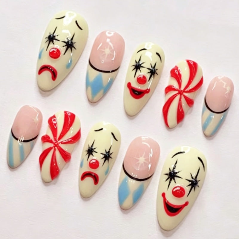 Halloween-Themed Press-On Nail Set Siopsrl
