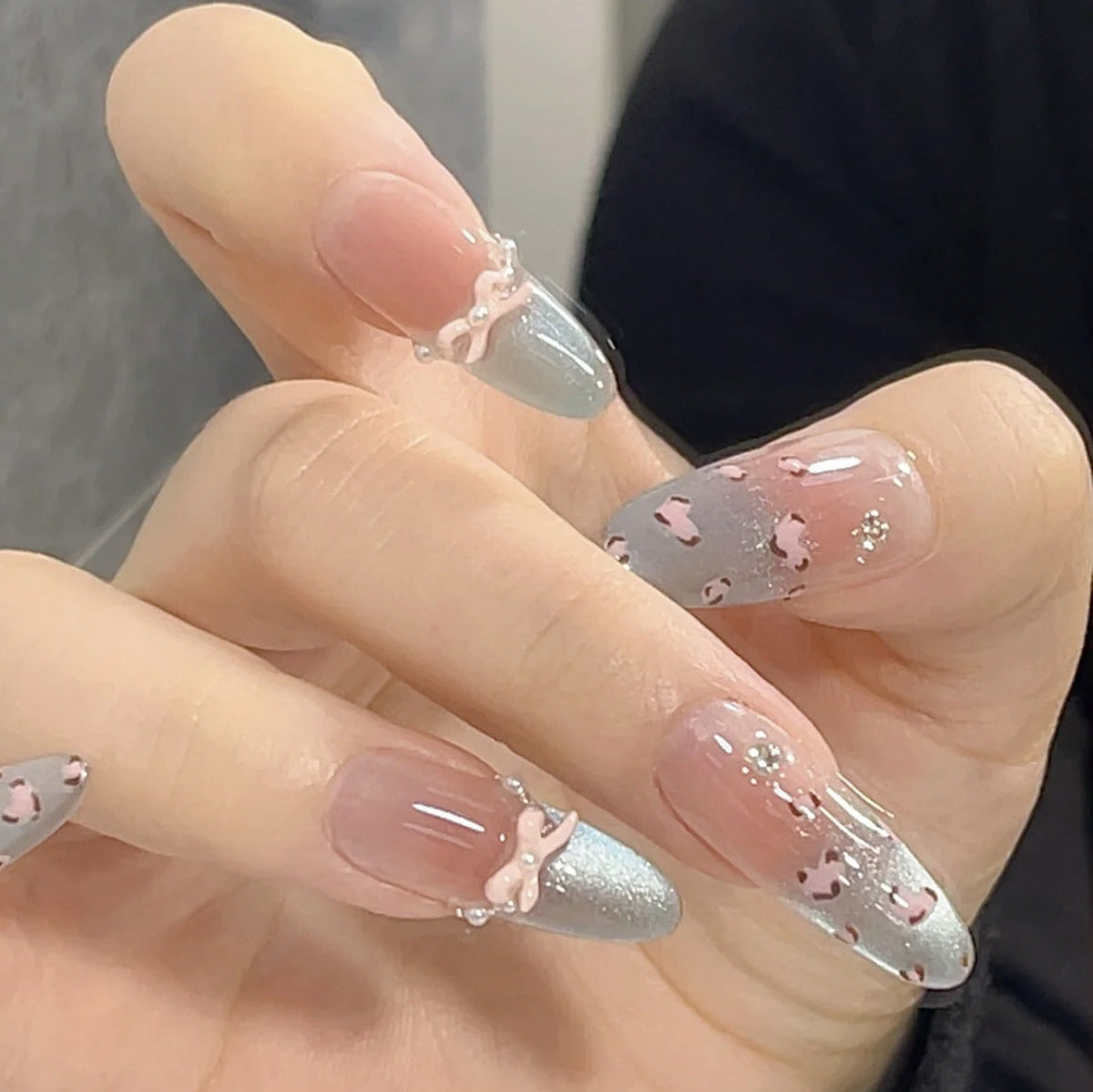 Siopsrl | Floral Design Press-On Nail Set Siopsrl