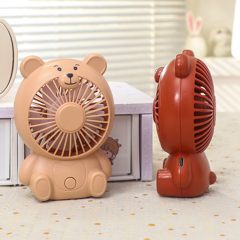Siopsrl | Portable Usb Hand Fan in Creative Bear Design Siopsrl