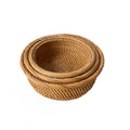 Set of three handcrafted baskets Siopsrl
