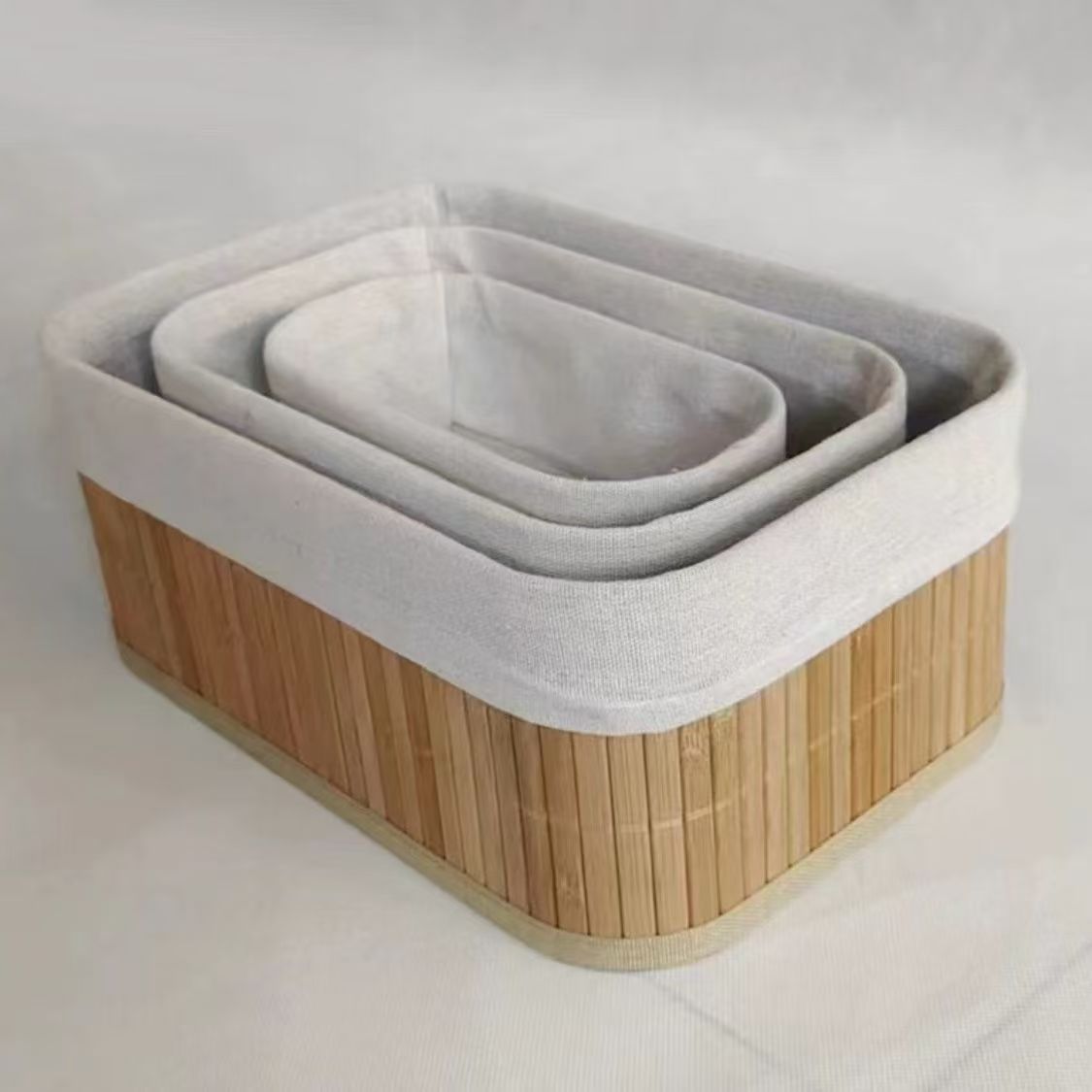 Storage basket with fabric cover Siopsrl
