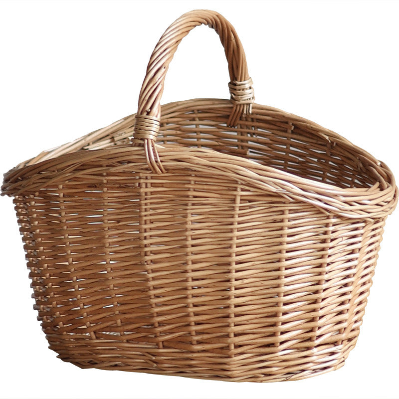Storage basket made of natural rattan Siopsrl